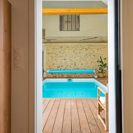 Grange De Clyna-piscine & A 10 Min Du Circuit Ferienhaus